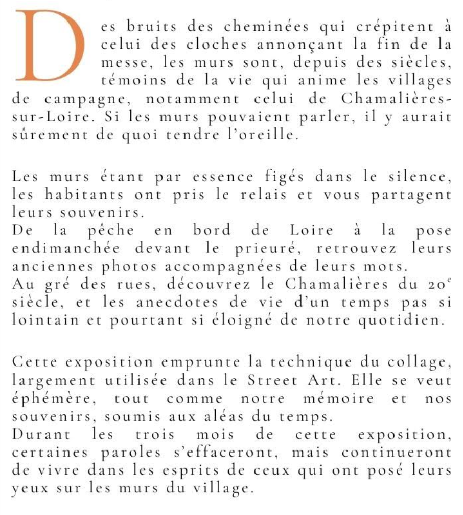 expo les murs nous parlent